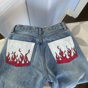 Hand painted Brandy Melville jeans
